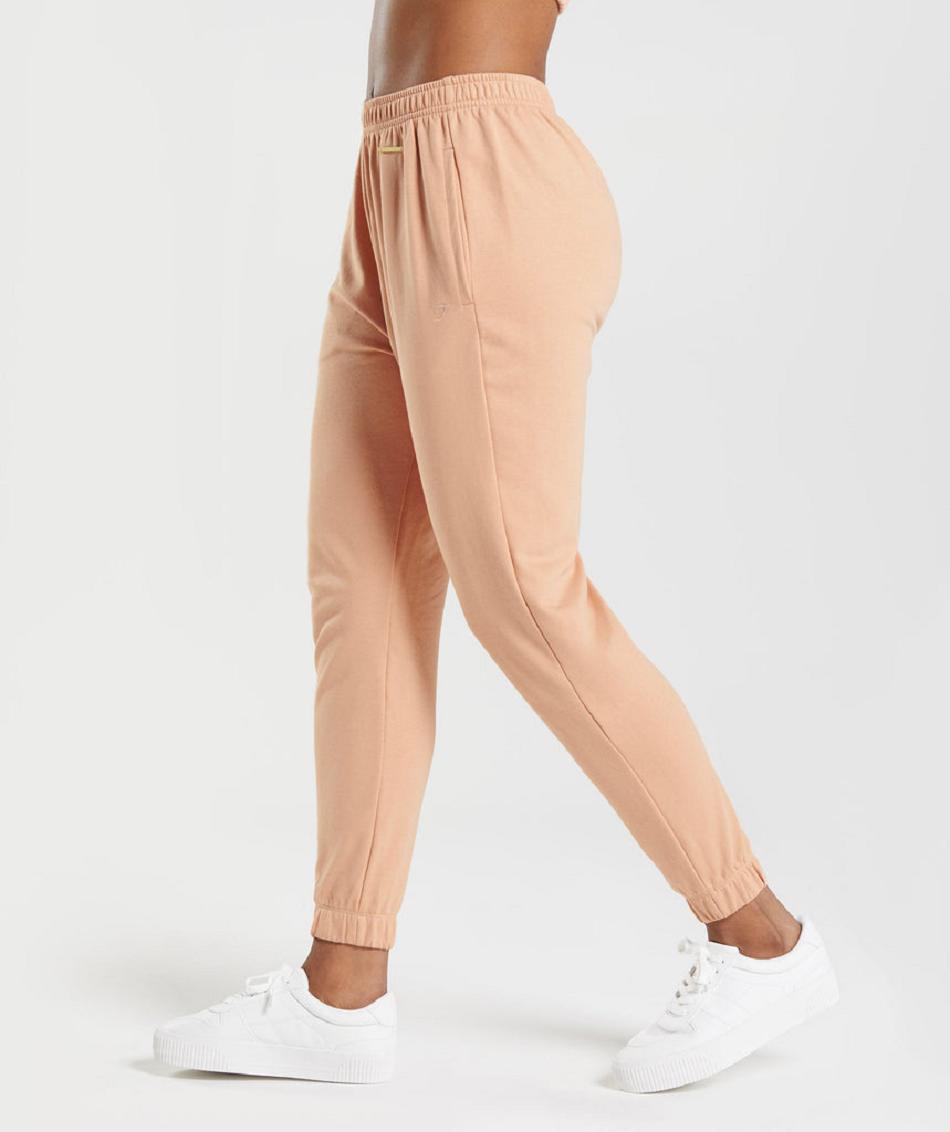 Pantalones Jogger Gymshark Whitney Loose Mujer Beige | CO 2638MQZ